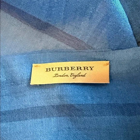 Burberry Classic Check Scarf - Cream, Black, and Red - Picture 6 of 6